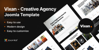 Vixan - Creative agency joomla template