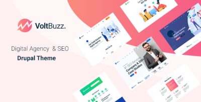 VoltBuzz - SEO & Marketing Agency Drupal 9 Theme
