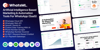 WhatsML – AI-Based Marketing & Automation Tools for WhatsApp (SaaS)