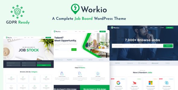 Workio – Job Board WordPress Theme Workio – Job Board WordPress Theme