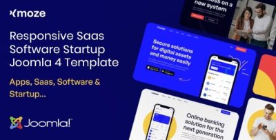 Xmoze - Saas Software Startup Joomla 5 Template
