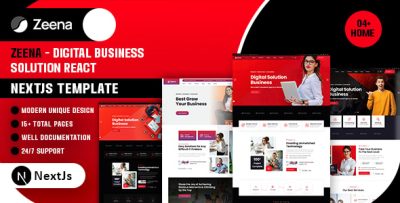 Zeena - Digital Business Solution React NextJs Template