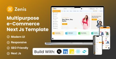 Zenis - Multipurpose Next.js e-Commerce Template