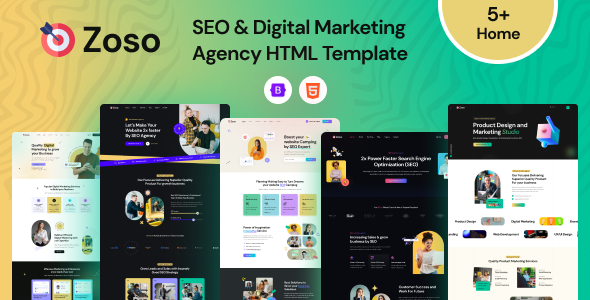Zoso - SEO & Digital Marketing Agency HTML Template Zoso - SEO & Digital Marketing Agency HTML Template