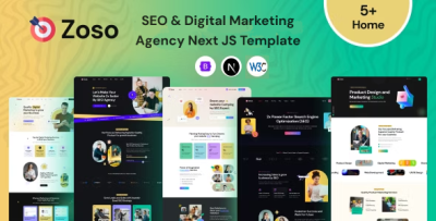 Zoso - SEO & Digital Marketing Agency Next JS Template