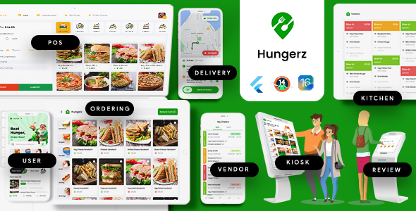 8 App Template| Food Ordering| Multi Restaurant App| Food Delivery| Restaurant POS| Flutter Hungerz 8 App Template| Food Ordering| Multi Restaurant App| Food Delivery| Restaurant POS| Flutter Hungerz