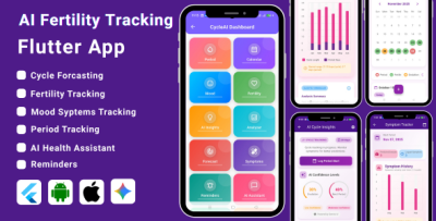 AI Fertility Tracking Flutter App | Ovulation & Period Tracker | Smart Women’s Health Assistant