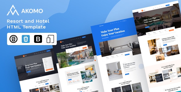Akomo - Resort and Hotel HTML Template Akomo - Resort and Hotel HTML Template