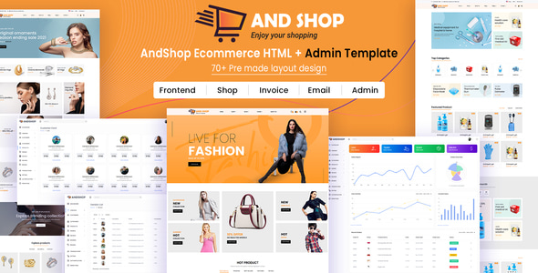 AndShop Ecommerce HTML + Admin Template AndShop Ecommerce HTML + Admin Template