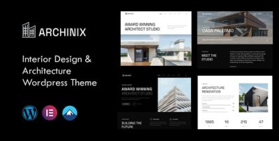 Archinix - Architecture and Interior WordPress Theme