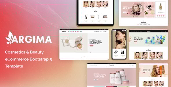 Argima - Cosmetics & Beauty eCommerce Bootstrap 5 Template Argima - Cosmetics & Beauty eCommerce Bootstrap 5 Template