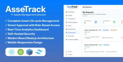 AsseTrack - Complete Asset Management & Tracking Solution