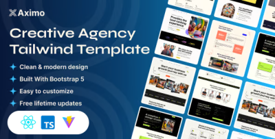 Aximo - Creative Agency React JS Template