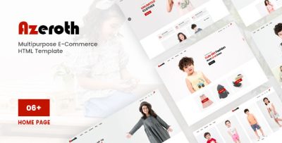 Azeroth - Multipurpose E-commerce HTML Template