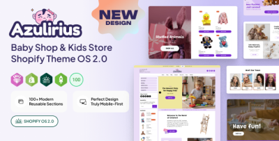 Azulirius | Baby Shop and Kids Store Shopify Theme OS 2.0