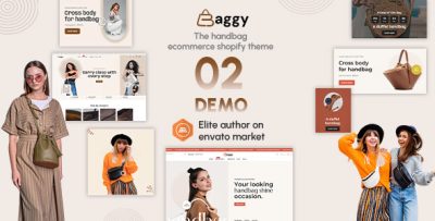 Baggy – The Handbag & Purse Store eCommerce Shopify Theme