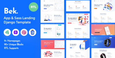 Bek - Django Saas & Software Template