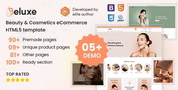 Beluxe – Beauty & Cosmetics Bootstrap 5 HTML eCommerce Template Beluxe – Beauty & Cosmetics Bootstrap 5 HTML eCommerce Template