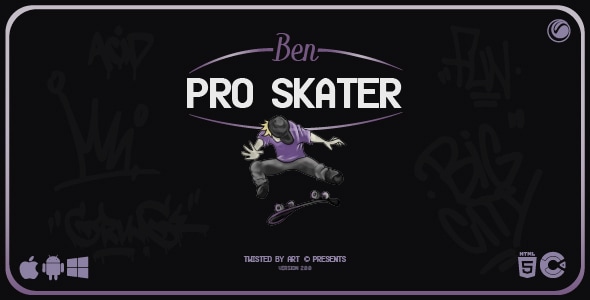 Ben Pro Skater - HTML5 Game Template Ben Pro Skater - HTML5 Game Template