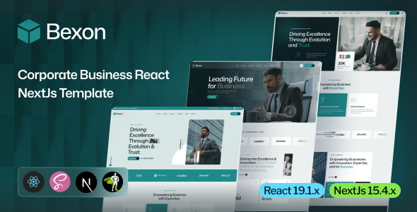 Bexon - Corporate Business React NextJs Template Bexon - Corporate Business React NextJs Template