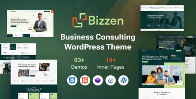 Bizzen - Business Consulting WordPress Theme