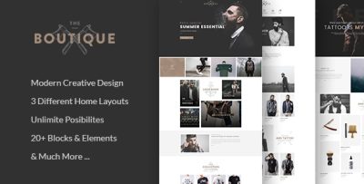 Boutique - Multipurpose eCommerce Template