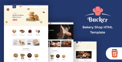 Bucker - Bakery Shop HTML Template