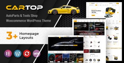 Cartop- AutoParts & Accessories Woocommerce  WordPress Theme