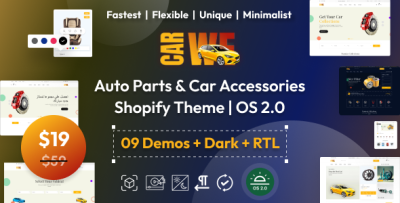 Carwe - Auto Parts & Car Accessories Shopify Theme