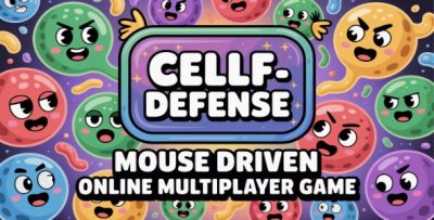 Cellf-Defense - Multiplayer Cell Growth Game (Construct 3 | HTML5 | Android)