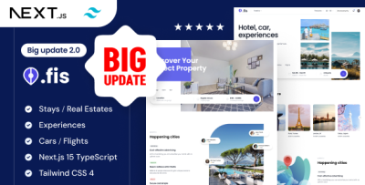 Chisfis - Online Booking NextJs React Template