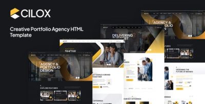 Cilox - Creative Portfolio Agency HTML Template