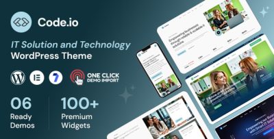 Codeio - IT Solution and Technology WordPress Theme