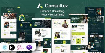 Consultez - Finance & Consulting React Next Template