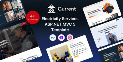 Current - ASP.NET Core MVC Electricity Services Template