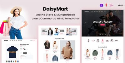 Daisy Mart - eCommerce HTML Template