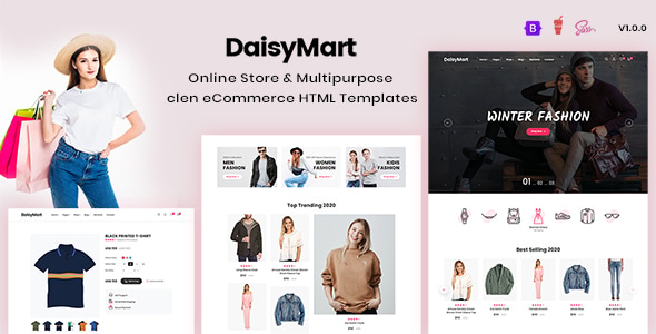 Daisy Mart - eCommerce HTML Template Daisy Mart - eCommerce HTML Template