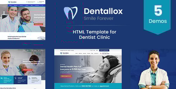 Dentallox - Dental & Medical HTML Template Dentallox - Dental & Medical HTML Template