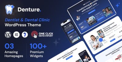 Denture - Dental Clinic WordPress Theme