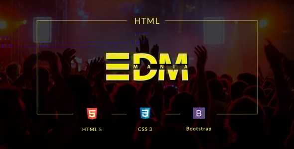 EDMania - EDM & Music Template EDMania - EDM & Music Template