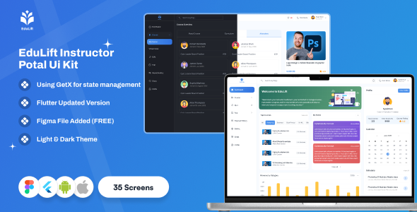 EduLift Instructor Portal - Flutter Education App UI Kit (Mobile & Web Responsive) EduLift Instructor Portal - Flutter Education App UI Kit (Mobile & Web Responsive)