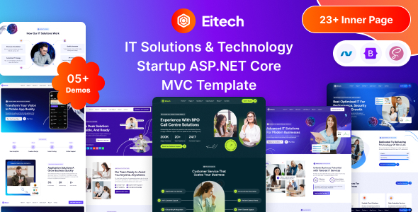 Eitech - ASP.NET Core MVC IT Solutions & Technology Startup Template Eitech - ASP.NET Core MVC IT Solutions & Technology Startup Template