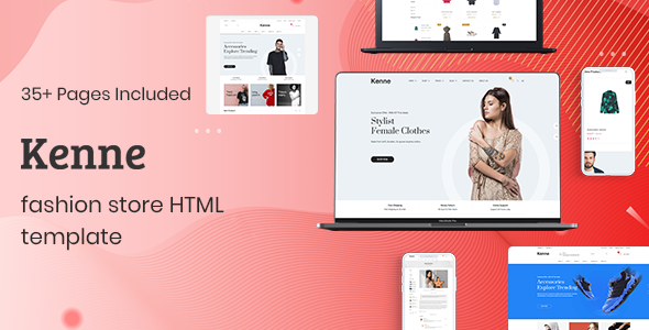 Elegant Fashion Template HTML Version - Kenne Elegant Fashion Template HTML Version - Kenne