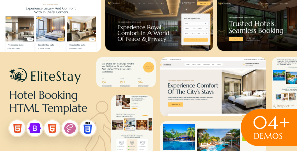 EliteStay - Hotel Booking HTML Template Multipurpose EliteStay - Hotel Booking HTML Template Multipurpose