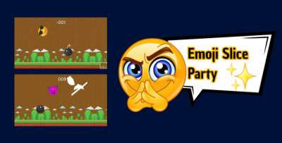Emoji Slice Party - HTML5 Arcade Game (Construct 3)