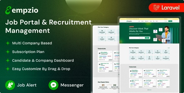 Empzio – Job Portal & Recruitment Management Application Empzio – Job Portal & Recruitment Management Application