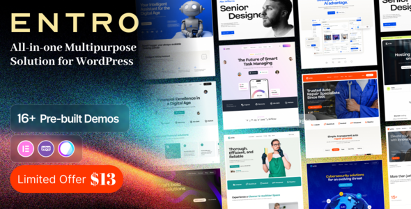 Entro - All in One Elementor WordPress Theme Entro - All in One Elementor WordPress Theme