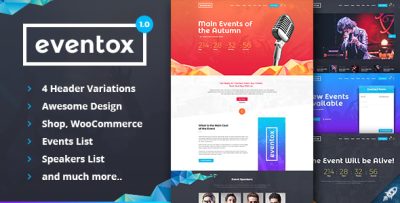 Eventox | Event Concert & Conference Template