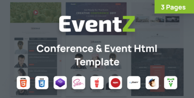 EventZ - Conference & Event Html Template