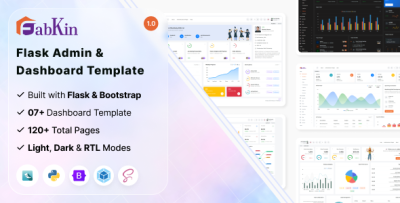 Fabkin - Flask Admin & Dashboard Template